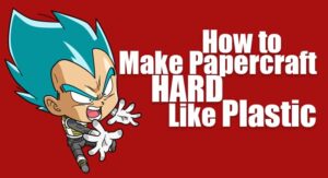 how to make papercraft hard like plastic - How to make papercraft hard like plastic
