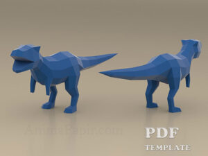 t rex dinosaur papercraft - Tyrannosaur T-Rex Dinosaur Paper craft