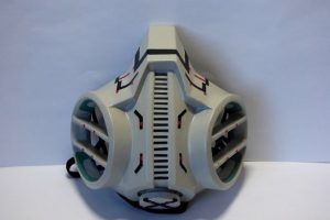 respirator mask template