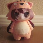 taiga 1 - Chibi Taiga Toradora Paper craft