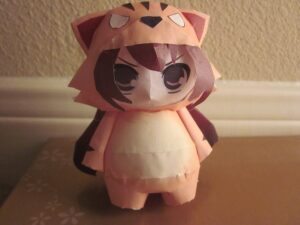 taiga 1 - Chibi Taiga Toradora Paper craft