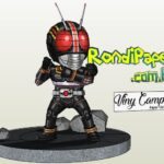 kamen rider - Chibi Black Kamen Rider Paper craft