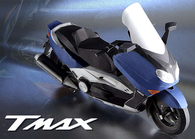 Yamaha TMAX 2002 Papercraft