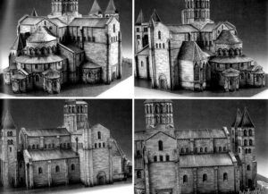 17 - Basilica of Paray-le-Monial Paper craft