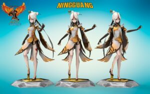 ningguang genshin impact papercraft - Genshin Impact Ningguang Papercraft