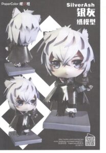 silver ash - Arknights Silver Ash Chibi Paper craft