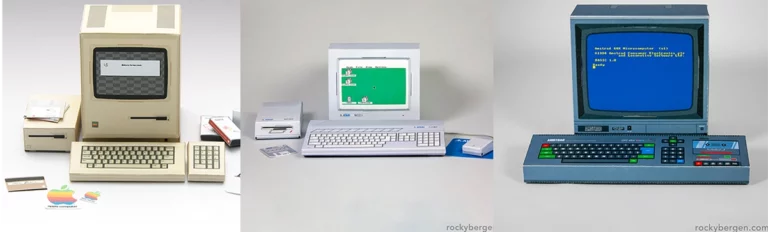 16 Classic Computer Papercraft