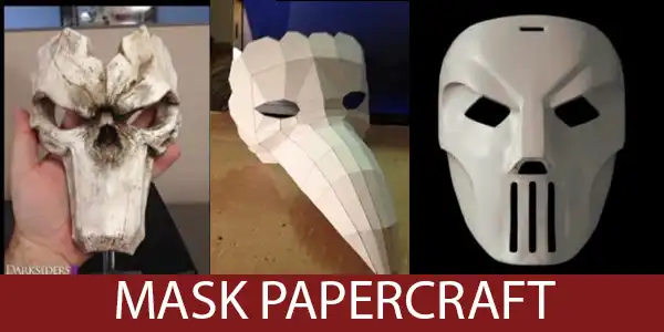 8 Free Papercraft Mask Template