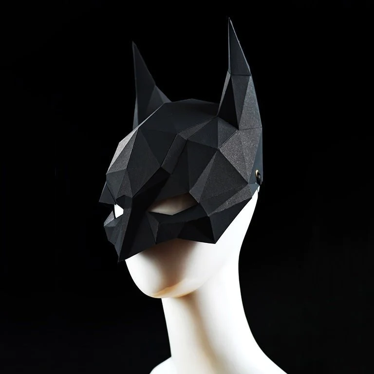 bat mask - High Quality Paper Mask Papercraft