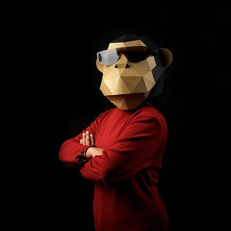 gorilla mask - High Quality Paper Mask Papercraft