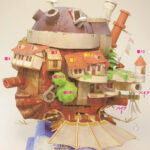 howls moving castle papercraft 1