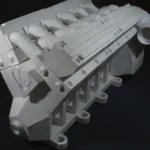 v12 engine papercraft 4 - V12 Engine Papercraft