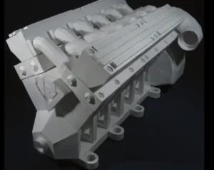 v12 engine papercraft 4 - V12 Engine Papercraft