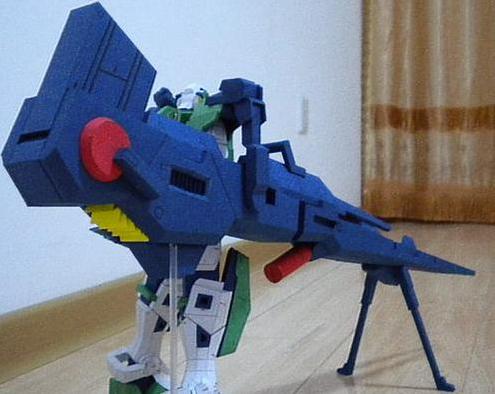L2708 - DG014 Gundam Dynames Torpedo Armament Papercraft