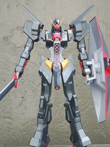 psycho gundam papercraft - MRX-009 Custom Psycho Gundam Paper craft