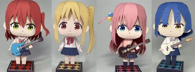 bocchi the rock papercraft