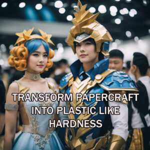 cosplay papercraft copy - How to Transform Papercraft into a Plastic Like Hardness