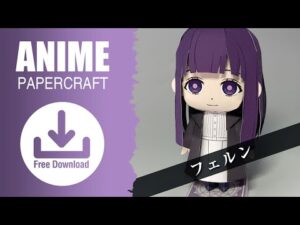 fernchibi - Chibi Fern Papercraft (Frieren)