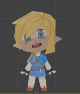 link - Chibi Link : Tears of the Kingdom Papercraft