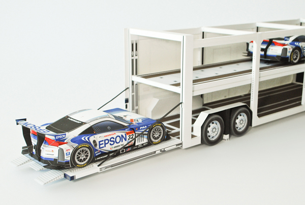 cap3 - Epson 2013 Truck Transporter Papercraft Model Kit