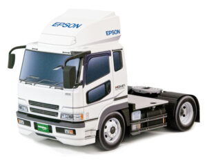 epson 2013 truck - Epson 2013 Truck Transporter Papercraft Model Kit