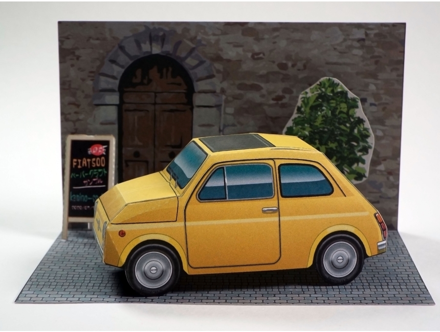 f500 00 - Fiat 500 Car Papercraft