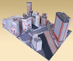 panorama kakudai - Akihabara Diorama Papercraft