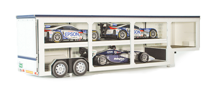 transport truck - Epson 2013 Truck Transporter Papercraft Model Kit