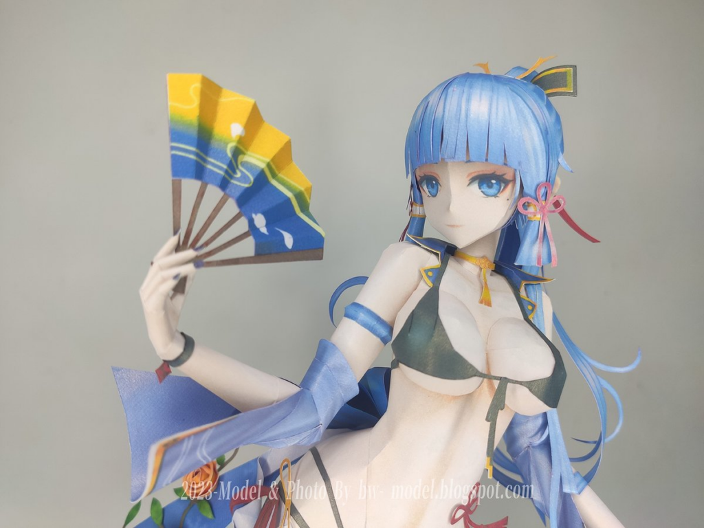 Genshin Impact Kamisato Ayaka Summer ver Papercraft kamisato ayaka summer ver