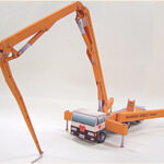 pumpcar 51 kansei - Concrete Pump Truck Papercraft