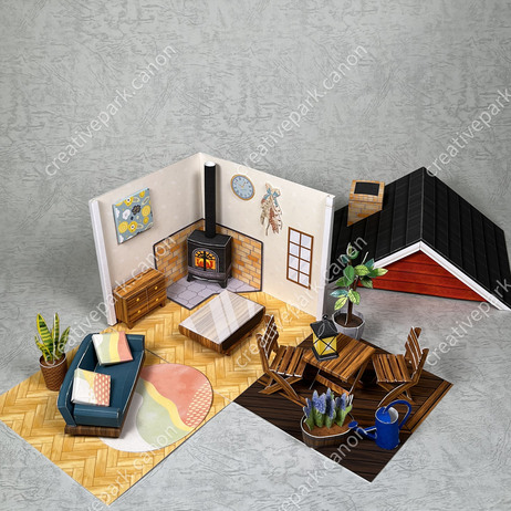 CNT 0031828 detail 01 m - Scandinavian Miniature House Papercraft