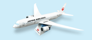 boeing 787 1 - JAL Boeing 787 Airplane Papercraft