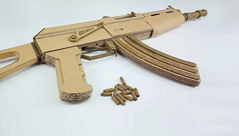 Semi Auto AKS-74U Paper Model