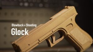 glock gun papercraft