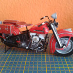 Harley Davidson Panhead 1948 Papercraft