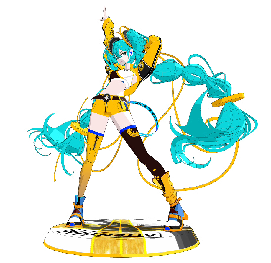 hatsune miku papercraft