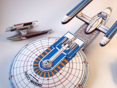 Star Trek III USS Excelsior Papercraft