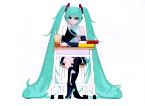 classroom miku papercraft 2