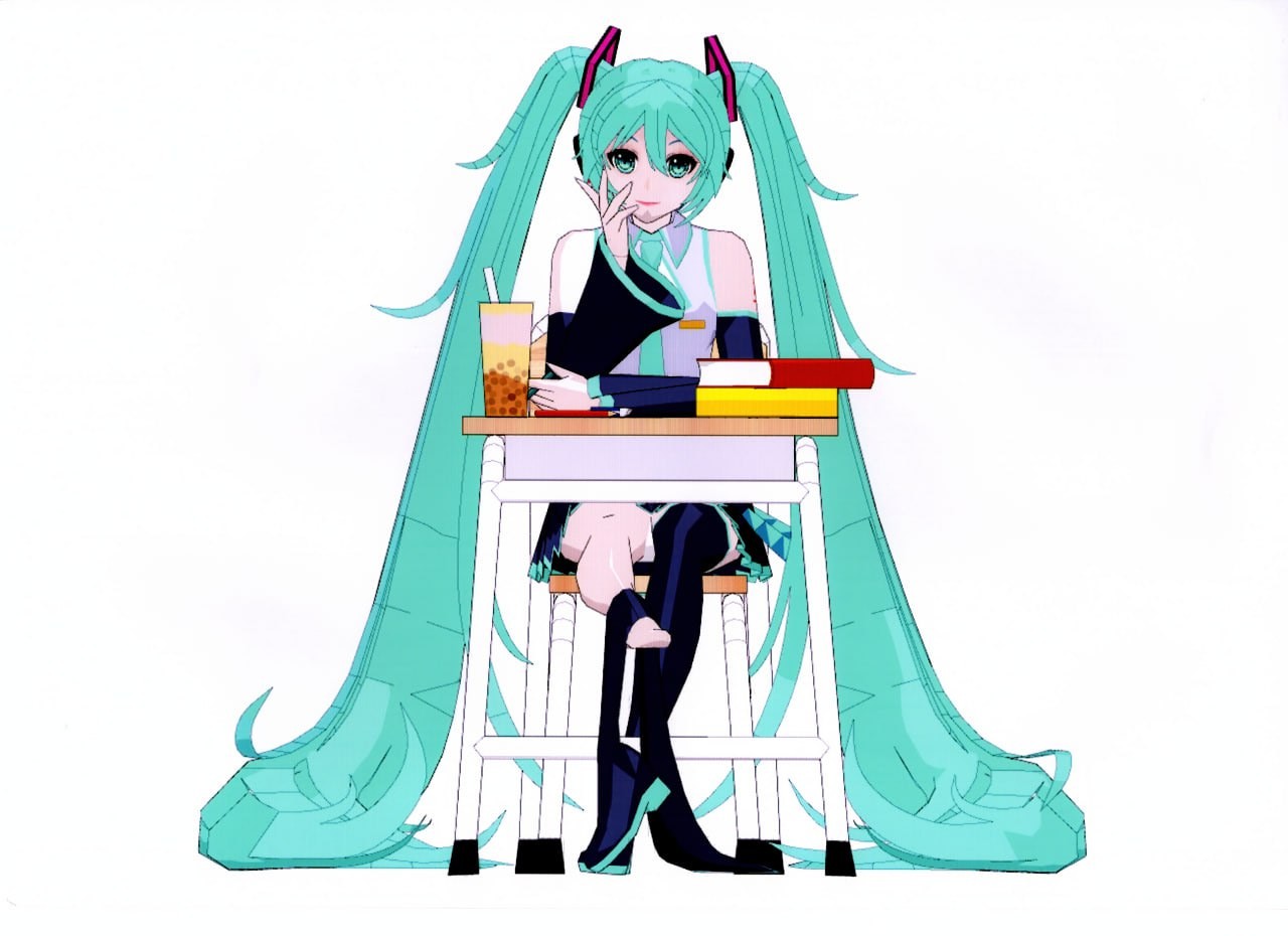 classroom miku papercraft 2