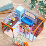 Miniature Living Room Diorama Papercraft