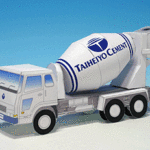 Concrete Mixer Truck Papercraft