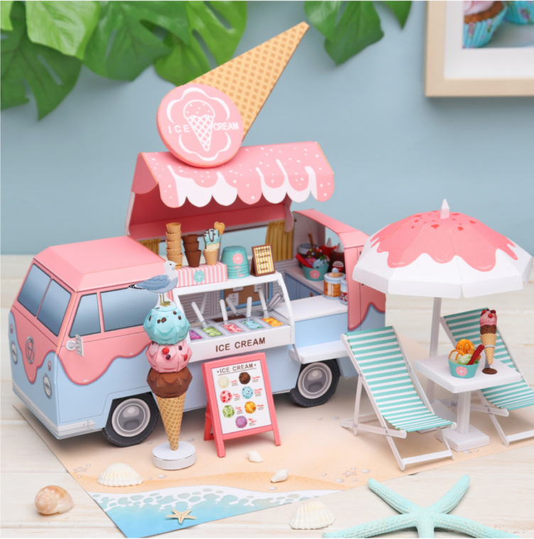 eye scream truck diorama 1