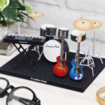 Rock Music Set Diorama Papercraft
