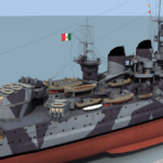 Italian Battleship Roma Papercraft