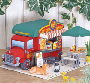 hot dog food truck diorama 1
