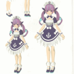 Hololive Minato Aqua Papercraft
