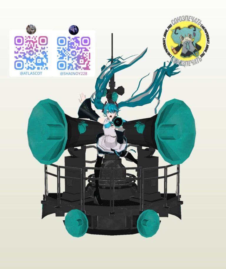 Hatsune Miku Love is war DX. ver Papercraft