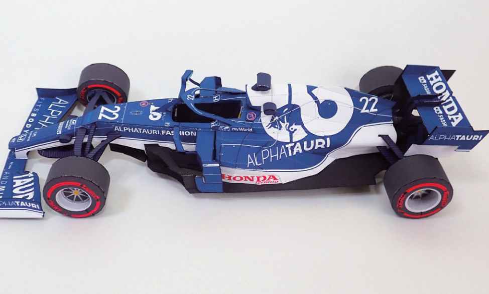 1/43 AlphaTauri ホンダAT02 2021年アゼルバイジャン3位 ミニチャンプス 1/43 スクーデリア アルファタウリ ホンダ AT02