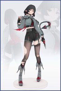 ZZZ Jane Doe Papercraft Zenless Zone Zero Jane Doe 34cm