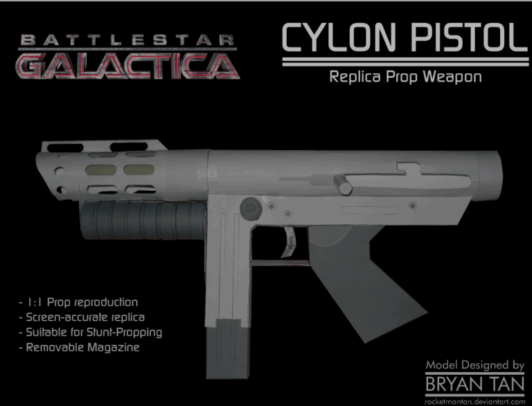 BattleStar Galactica Cylon Pistol